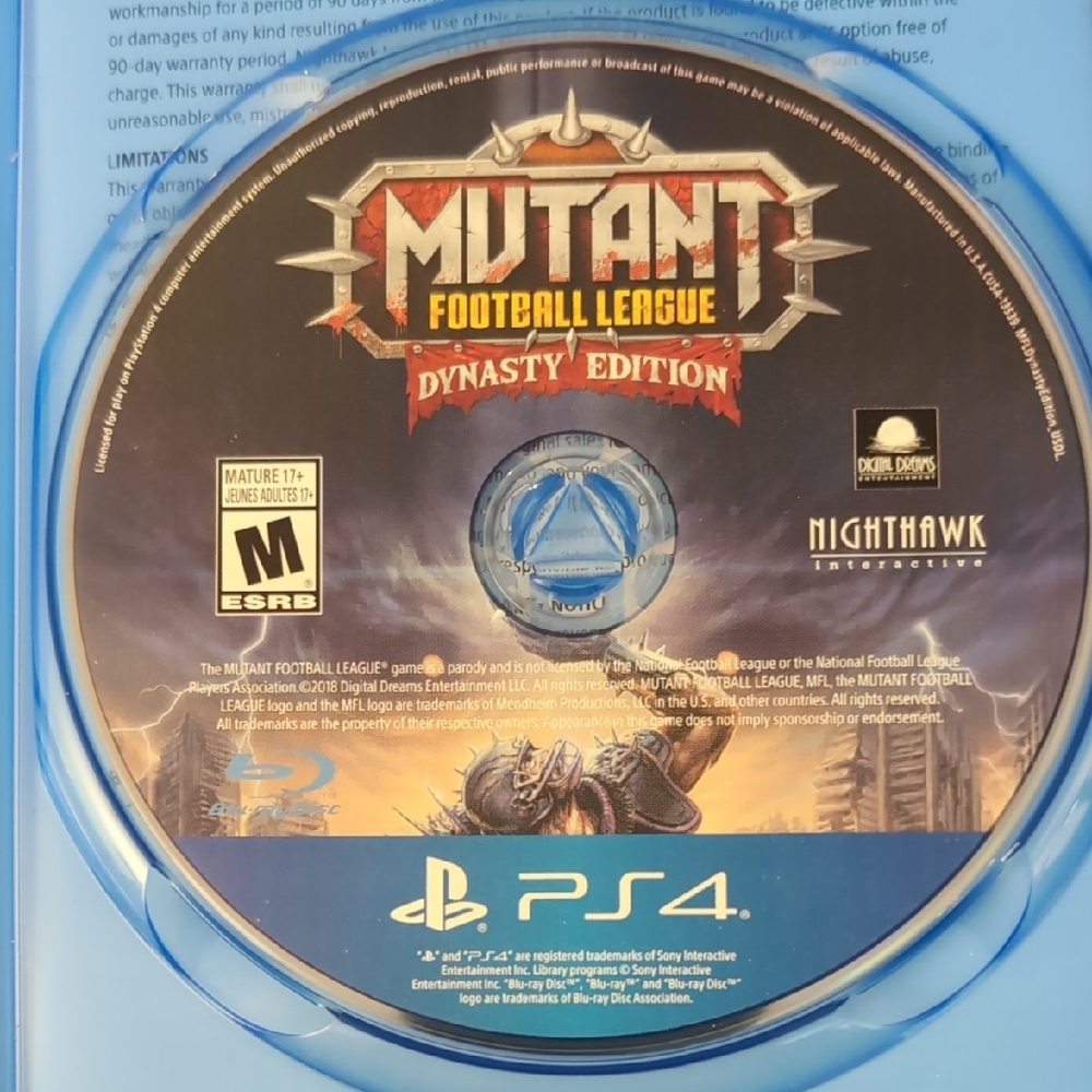 Sony PS4 Mutant Football League Dynasty Edition - Picture 2 of 3